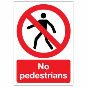 No Pedestrians