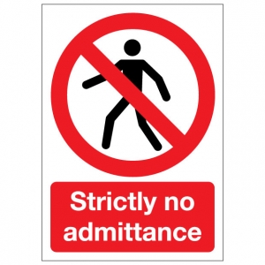 Stictly No Admittance