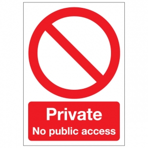 Private No Public Access