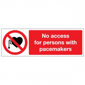 No Access For Persons With Pacemakers