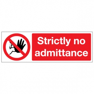 Strictly No Admittance