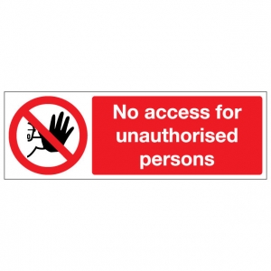 No Access For Unauthorised Persons