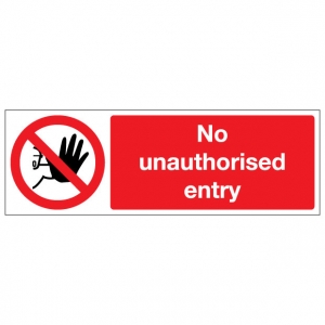 No Unauthorised Entry