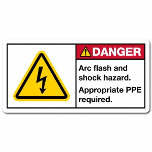 Arc Flash And Shock Hazard Appropriate PPE Required