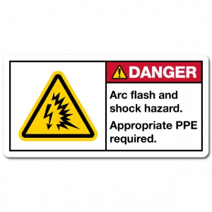 Arc Flash And Shock Hazard Appropriate PPE Required