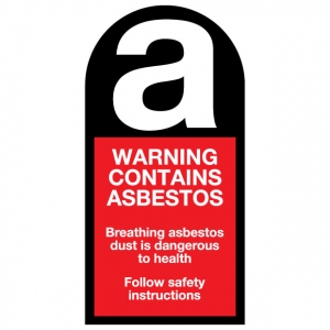 Asbestos Safety Label