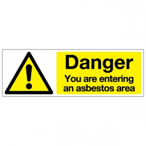 Danger You Are Entering An Asbestos Area