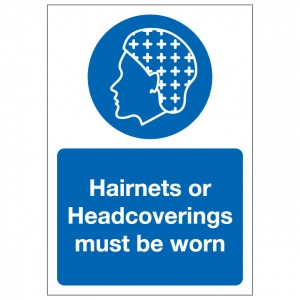 Hairnets Or Headcoverings Must Be Worn