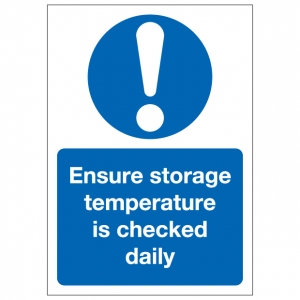 Ensure Storage Temperature Is Checked Daily