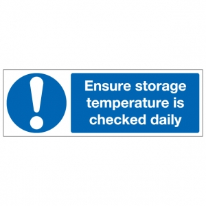 Ensure Storage Temperature Is Checked Daily