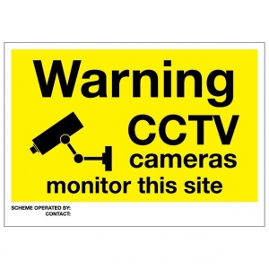 Warning CCTV Cameras Monitor This Site