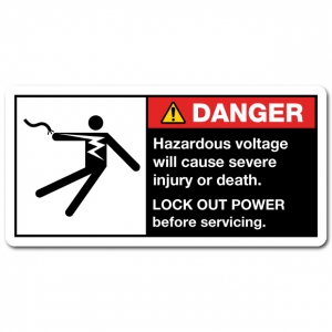 Hazardous Voltage Will Cause Severe Injury Or Death Lock Out Power Before Servicing