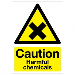 Caution Harmful Chemicals