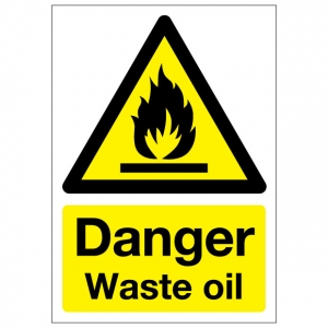 Danger Waste Oil