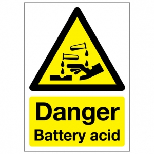 Danger Battery Acid