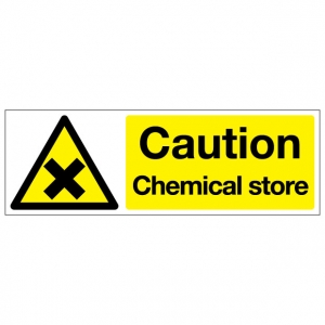 Caution Chemical Store