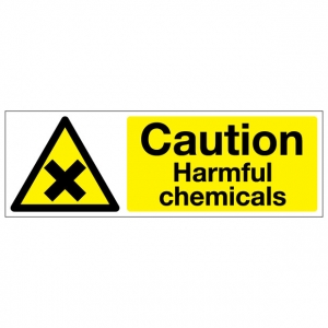 Caution Harmful Chemicals