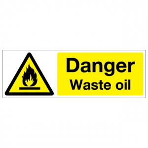 Danger Waste Oil