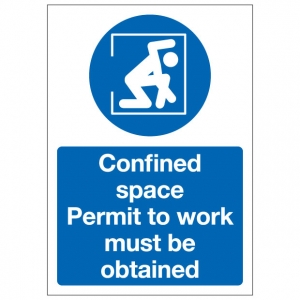 Confined Space Permit To Work Must Be Obtained