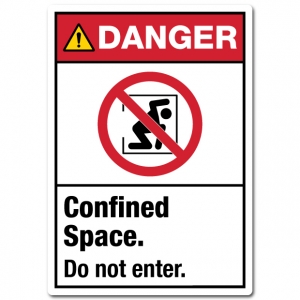 Danger Confined Space Do Not Enter