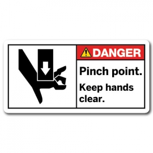 Pinch Point Keep Hands Clear