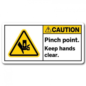 Pinch Point Keep Hands Clear