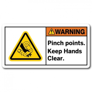 Pinch Points Keep Hands Clear