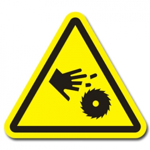 Cut Hand Fingers Rotating Blade