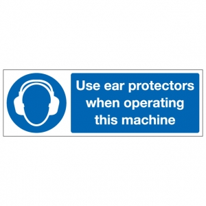 Use Ear Protectors When Operating This Machine