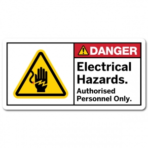 Hazardous Voltage Do Not Open No User Serviceable Parts Inside Service Is To Be Performed Only By Authorised Personnel