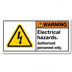 Electrical Hazards Authorised Personnel Only
