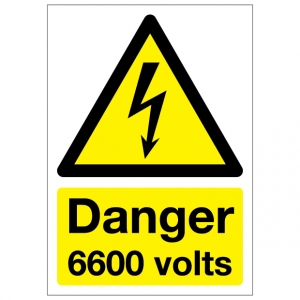 Danger 6600 Volts