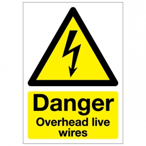 Danger Overhead Live Wires