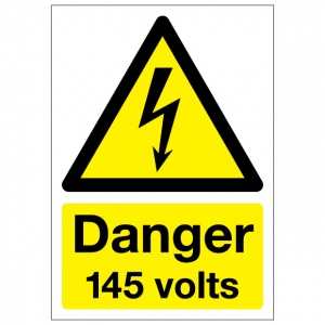 Danger 145 Volts