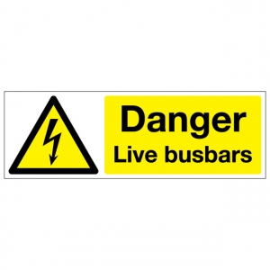 Danger Live Busbars