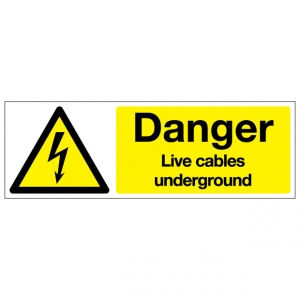 Danger Live Cables Underground