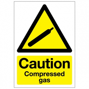 Caution Compressed Gas