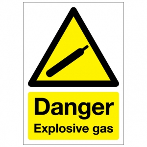 Danger Explosive Gas