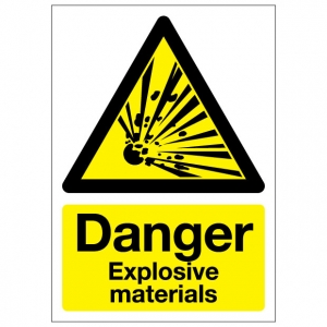 Danger Explosive Materials