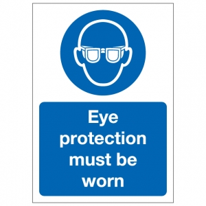 Eye Protection Must Be Worn