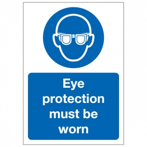 Eye Protection Must Be Worn