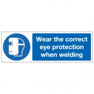 Wear The Correct Eye Protection When Welding