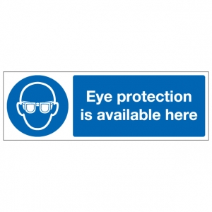 Eye Protection Is Available Here
