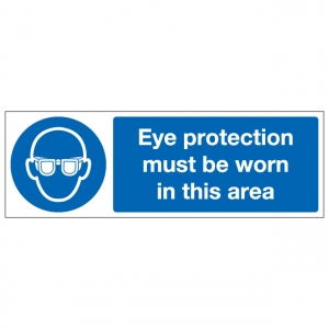 Eye Protection Must Be Worn In This Area