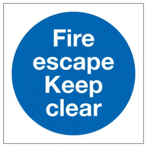 Fire Escape Keep Clear