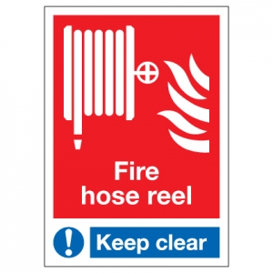 Fire Hose Reel Keep Clear