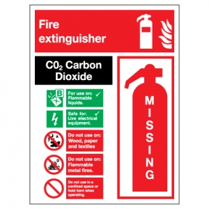 CO2 Fire Extinguisher Missing