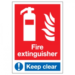 Fire Extinguisher Keep Clear