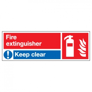 Fire Extinguisher Keep Clear