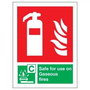 Fire Extinguisher Safe For Use On Gaseous Fires